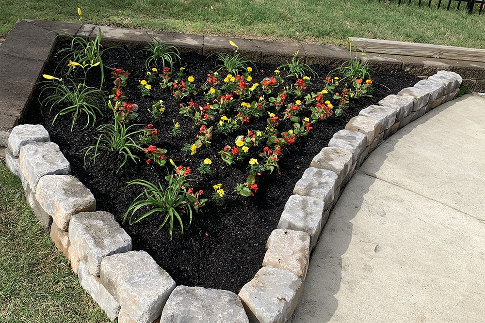 Landscaping Flower Bed